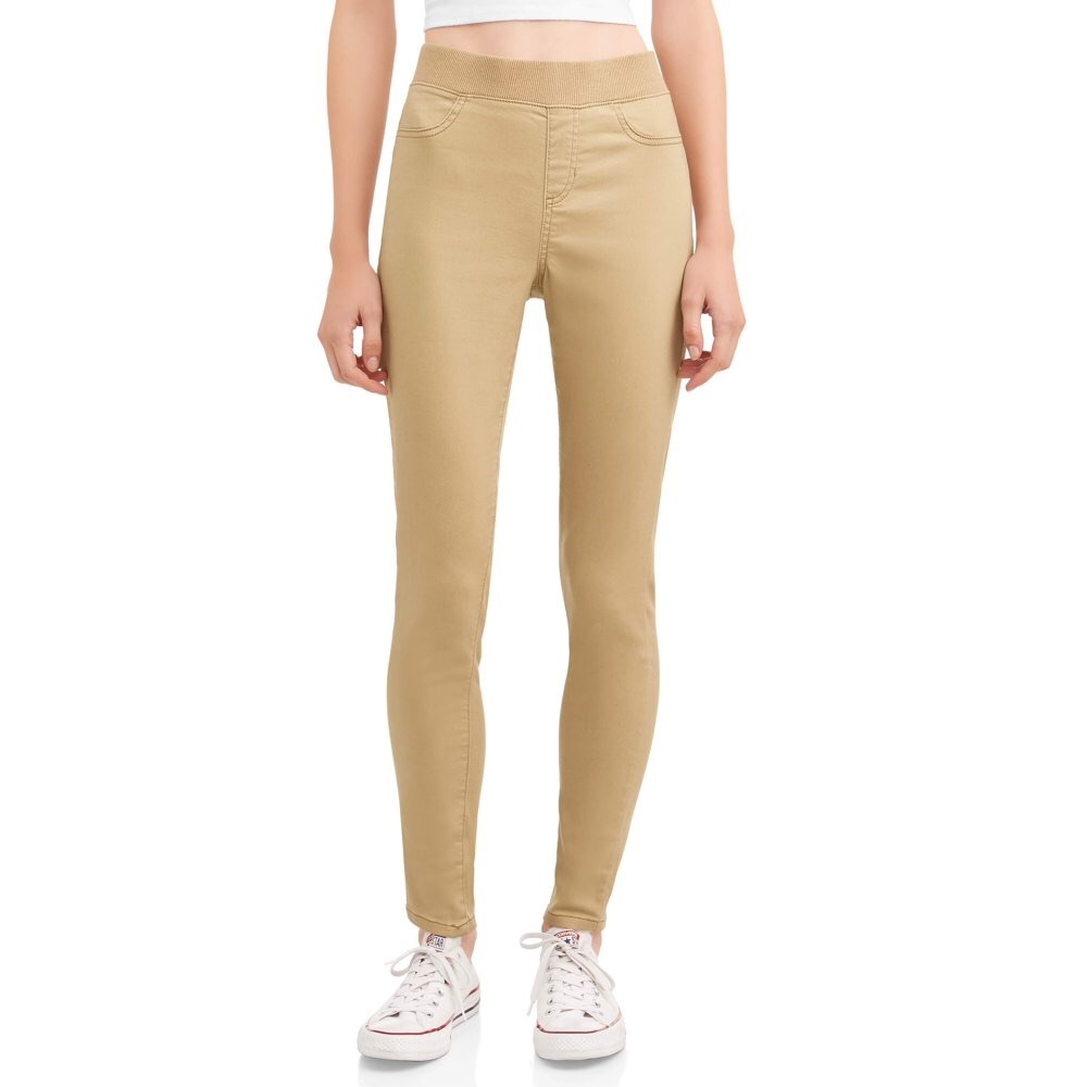 No Boundaries NWT Khaki jeggings - Earth friendly!